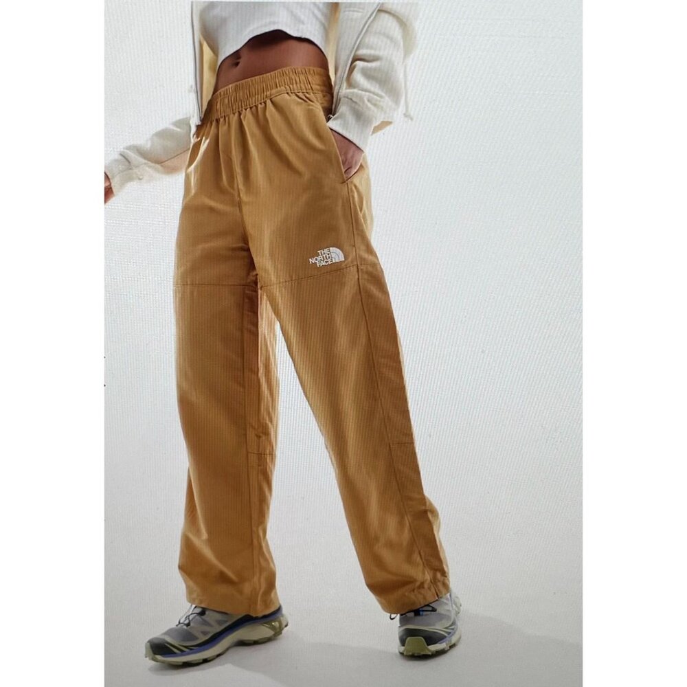 THE NORTH FACE TNF Nylon Easy Pant Drawcord Cuffs & Waist Pockets Almond Butter